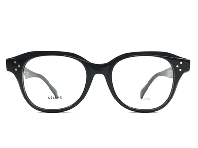 Celine Eyeglasses Frames CL41457 807 Polished Black Square Full