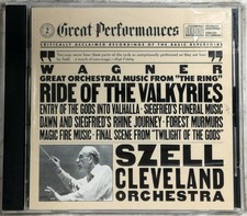Wagner – Ride of the Valkyries CD 1985 Szell Cleveland Orchestra Classical