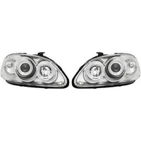 Scheinwerfer Passend FüR Set Honda Civic Baujahr 1996-1999 Klarglas Chrom