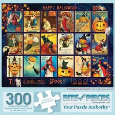 300 Piece Puzzle Large Pieces Adults Seniors Countryside Landscape Art Frame