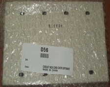 Conduit Box CMD Center OffWhite D56 8.25"W X 4.5" Tall X 1.5" Deep