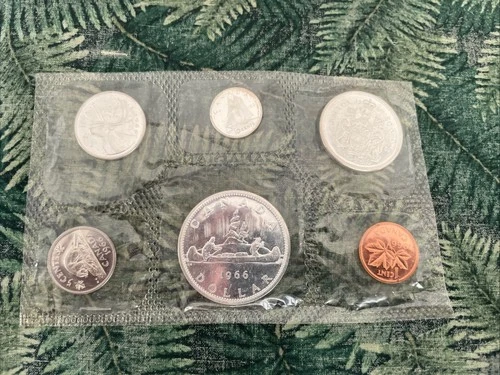 1966 SILVER Royal Canadian Mint Proof Like Canadian Set