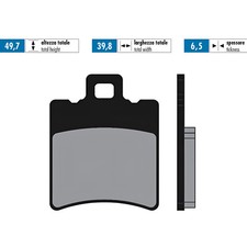 Paire Plaquettes Frein POLINI Aprilia 50 Moijto Custom 1999 2000 2001 2002 2003