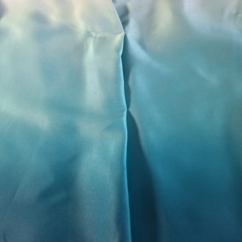 Liz Claiborne Satin Sleeveless Pop Over Blouse Womans 2X Deep Lagoon Teal Ombre - Picture 2 of 11