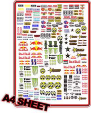 SLOT CAR DECAL SET SMALL STICKER RACE LOGOS S...