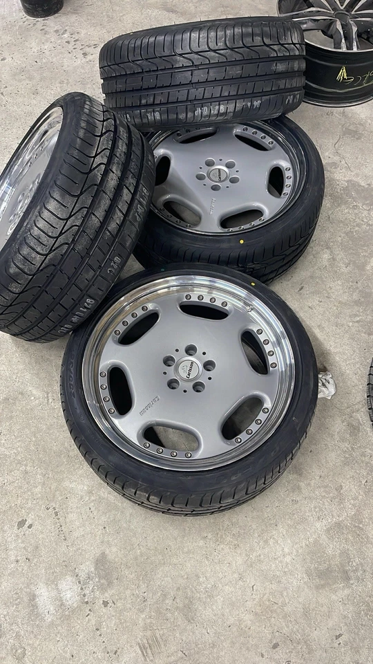 Sehr SELTENE neue CARLSSON 20-Zoll Felgen mit neuen Pirelli-Sommerreifen. - Bild 4 von 4