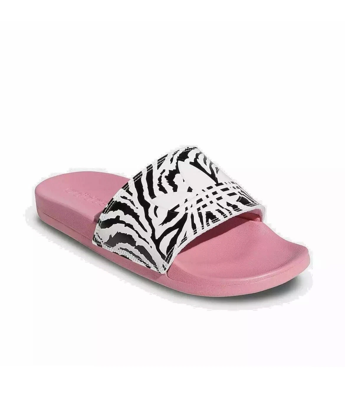 Sandali donna Adidas Adilette Comfort Slide tono rosa bianco nero GY3560 taglia 8