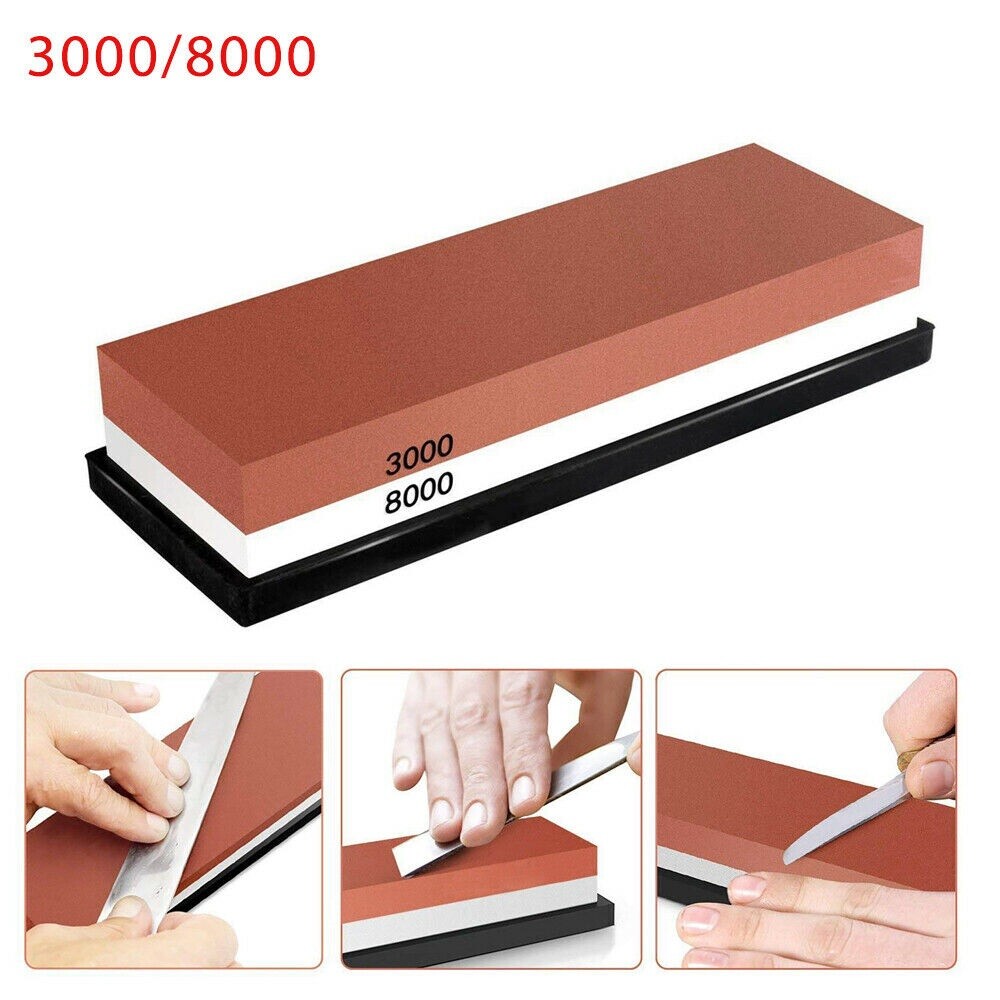 Double Sided 3000 8000 Grit Sharpening Stone Water Stone Knife Sharpener Tool - Image 3