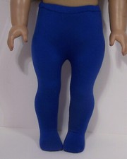 Royal Blue Home Made Tights Doll Clothes For 18" American Girl Debs 
