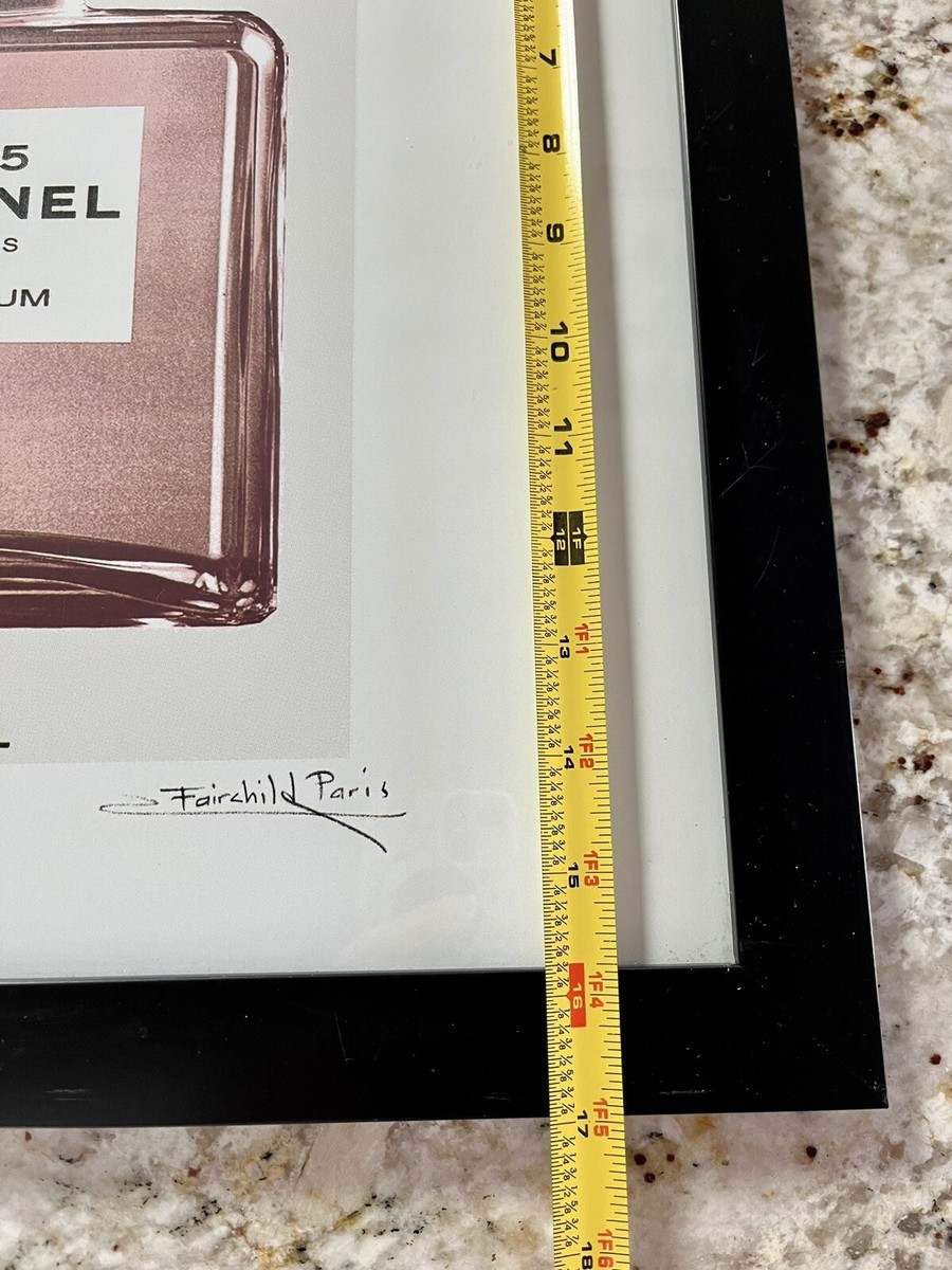 Chanel No 5 Fairchild Paris Framed Numbered 196/600 Picture