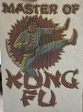 Original Vintage 1980’s Master Of Kung Fu Iron On Transfer