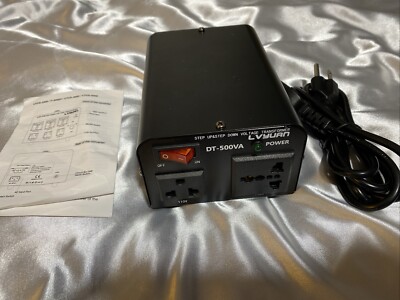 New 500W Voltage Transformer Converter Step Up & Down 110V   230V US   EU Travel