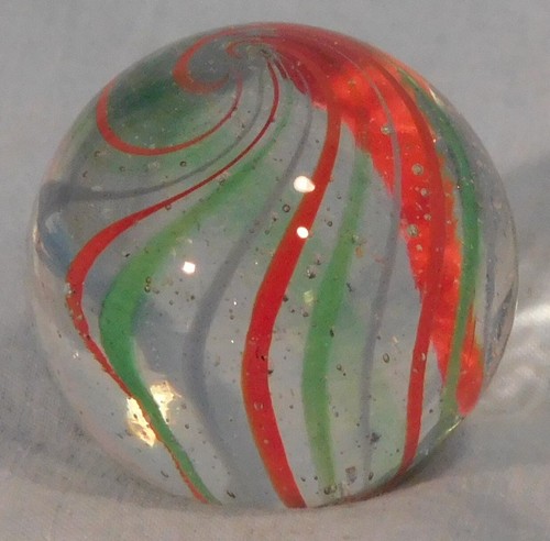 Mármol hecho a mano contemporáneo Andy Davis, 1 3/8" de diámetro, #66N - Imagen 3 de 8