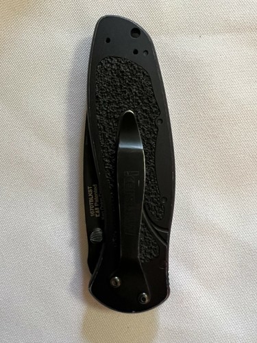 Kershaw 1670TBLKST Ken Onion Blur Assisted Folding Knife 3-3/8" Black Tanto - Picture 2 of 4