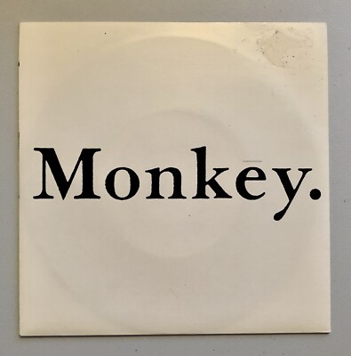 GEORGE MICHAEL Monkey 7'' 45rpm UK Picture Sleeve Solid Centre VG+/EX