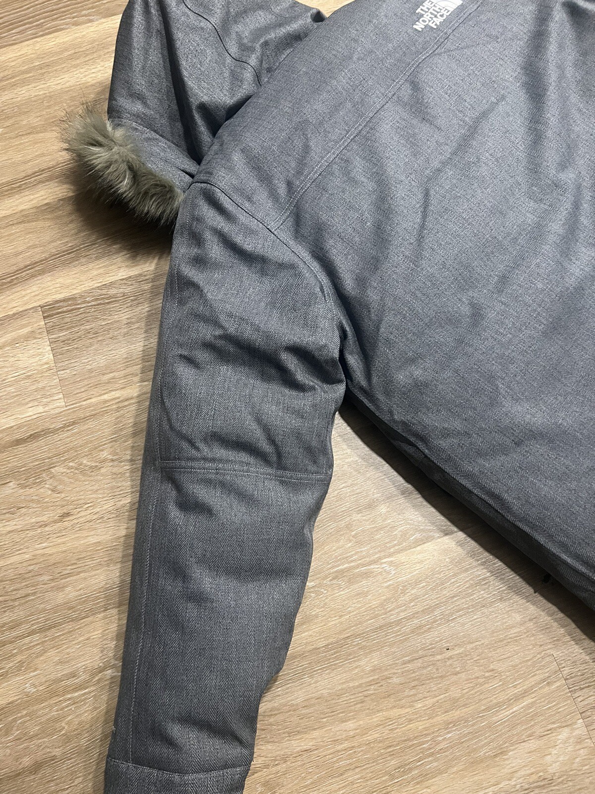 Men's The North Face Grey Novelty McMurdo 600 Down Parka Jacket Coat