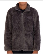 Free Country Boy's high pile fleece jacket navy/ grey 