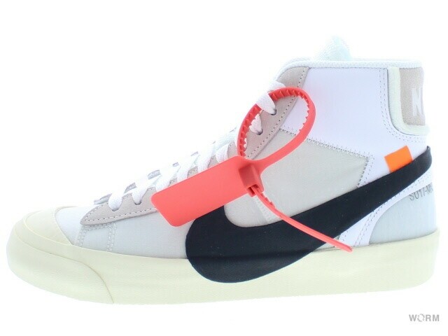 OFF WHITE X NIKE 【US10】 NIKE THE 10: NIKE BLAZER MID AA3832 100 【DS】 CON SCATOLA