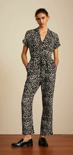 King Louie Mono Verde Negro Blanco Con Lunares Jungla - Imagen 4 de 7