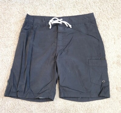 Original Swimwear Black Boardshort Trunks Mens Size 32W