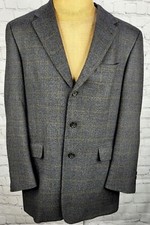 Austin Reed Men's 42R Windowpane Check Wool Sport Coat Blazer Jacket