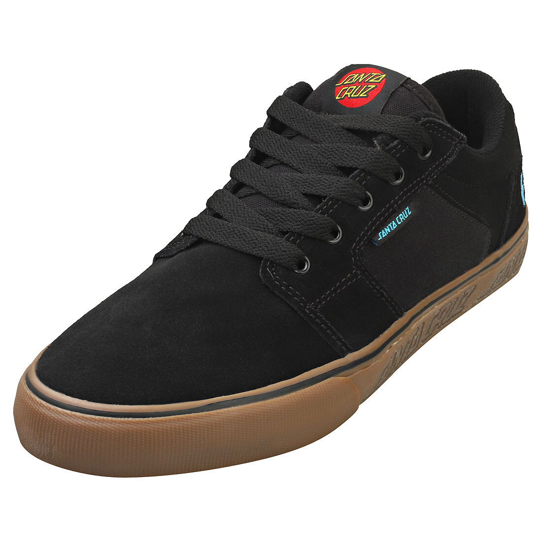 Etnies Barge LS X Santa Cruz Uomo - Sneakers da Skate Nero e Gomma - 43 EU