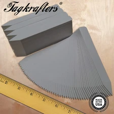 PREMIUM 6" X 5/8" Pot Stakes GREY Plant Markers Labels Nursery Tags USA MADE