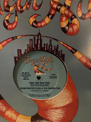 Grand Master Flash - New York New York Vinyl 12  Vinyl Single Sugar Hill Records