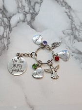 "You are my sunshine" Memorial Keyring Sympathy Funeral Gift  SEE INSTRUCTIONS