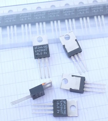 5x National Semiconductor LM2940T-8.0 Régulateur de tension. Lot de 5.