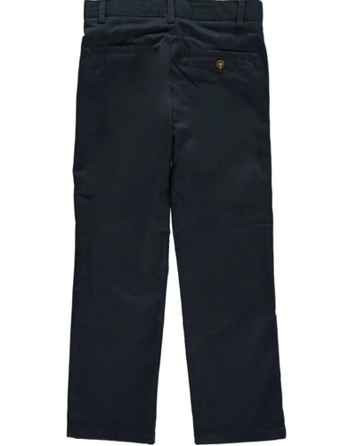 Nautica Boys' Uniform Flat Front Pant Navy Big Boys SIZE 10 HUSKY - Picture 2 of 2