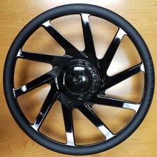 Forgiato Troppo Custom Steering Wheel Black