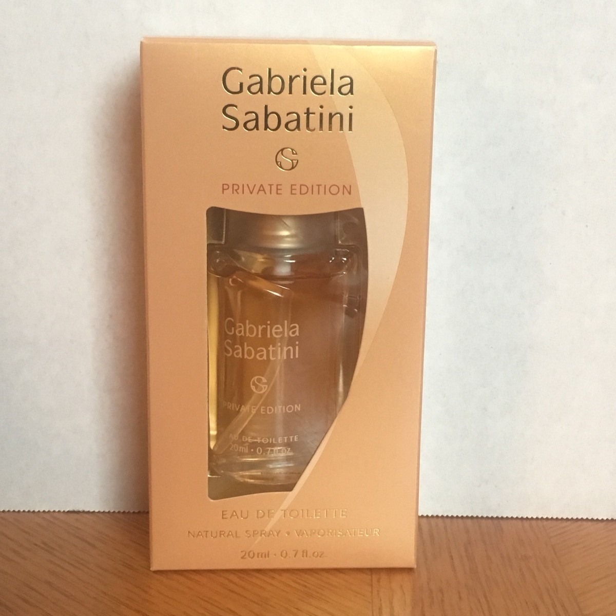 Vtg Gabriela Sabatini PRIVATE EDITION Womens EDT 20ml .7oz