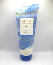 BATH AND BODY WORKS DENIM  DAISIES BODY CREAM 8 OZ