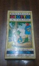 Vintage SCATOLA 6 PASTELLI  GIOTTO FILA Anni 60 con Punto. Fondo di magazzino.