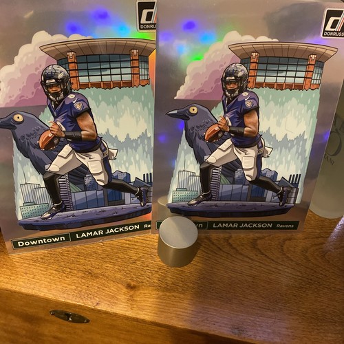 LAMAR JACKSON 2024 Donruss Optic OVERSIZED DOWNTOWN Jumbo Card 1