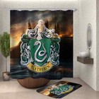 Long, Curved Snakes 3D Shower Curtain Polyester Bathroom Decor  Waterproof