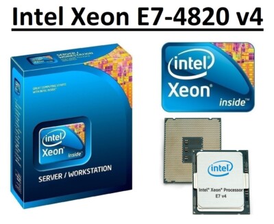 Intel Xeon E7-4820 v4 SR2S4 2,00 GHz, 25 MB, 10 Kerne, LGA2011-1, 115 W CPU