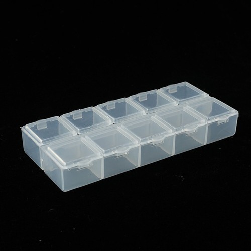 10 Grid Slot Organizer Case Box Storage Container Adjustable Tool Jewelry Beads - Picture 4 of 15