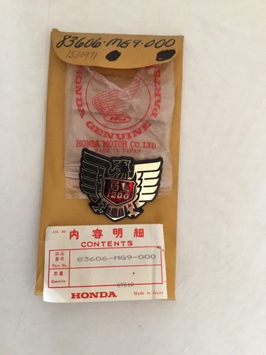 Nos Honda Goldwing Emblem 83606-MG9-000