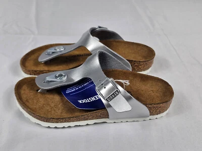 Birkenstock Gizeh Kids BS Narrow Fit Zehentrenner Pantolette Flach Größe 30-34