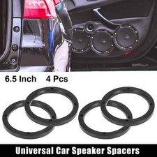 2 Pair 6.5" Plastic 1/2" Speaker Spacer Rings Subwoofer Custom Mounting Adapter