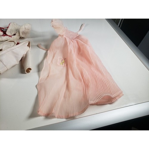 Lotto di abbigliamento misto vintage anni '60 Barbie etichetta bianca e nera 5 pezzi - Foto 3 di 12