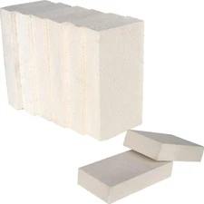 9x4.5x2" Insulating Firebrick IFB 2500F Pack of 8 Fire Brick