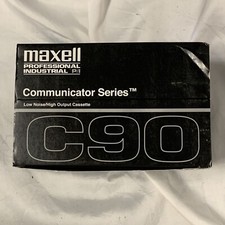 Maxell Professional Industrial Communicator Series C90 Cassettes Brand New