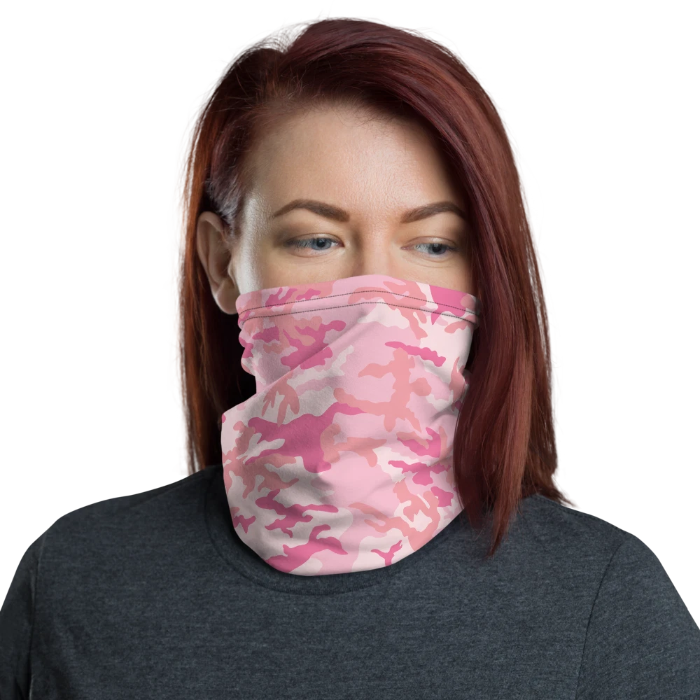 Girlie Pink ERDL Camouflage Neck Gaiter
