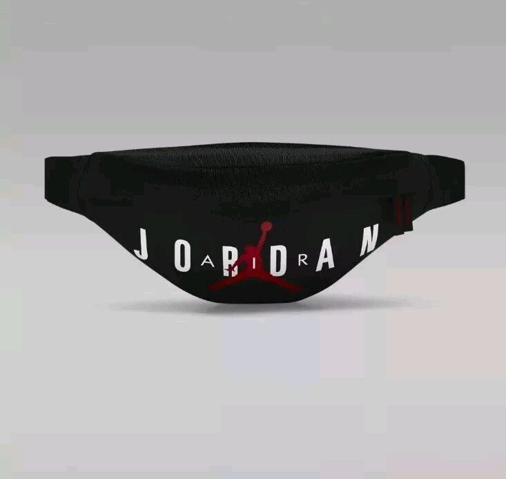Nike Air Jordan Fanny Pack Hip Waist Belt Black Red Bag