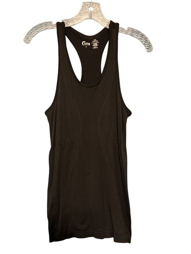 Zyia Active Black Racerback Tank Top S