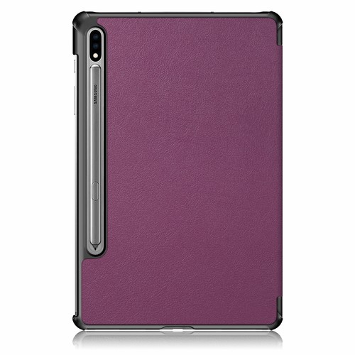 Funda inteligente con soporte triple de cuero para Samsung Galaxy Tab S7 S8+ S9+ S9 FE+ - Imagen 41 de 114