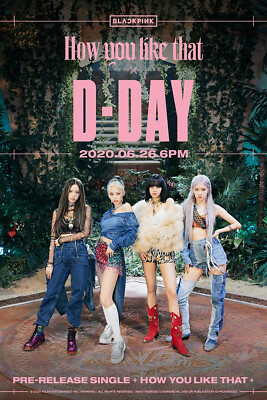 BLACKPINK SPECIAL EDITION How You Like That Album CD+POSTER+Book+2 Card+F.Poster